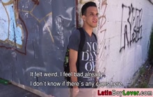 Cute amateur Latin teen sucking and fucking a big dick