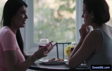 Lesbians babes Penny Barber and Romi Rain horny strapon sex