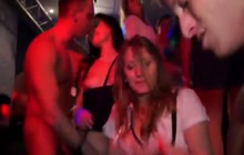 Wild girls having sex in the club