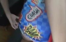 Weird objects in her pussy