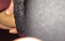 Rubbing my cock on her ass