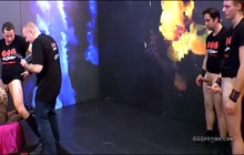 Busty amateur milf sucking cocks